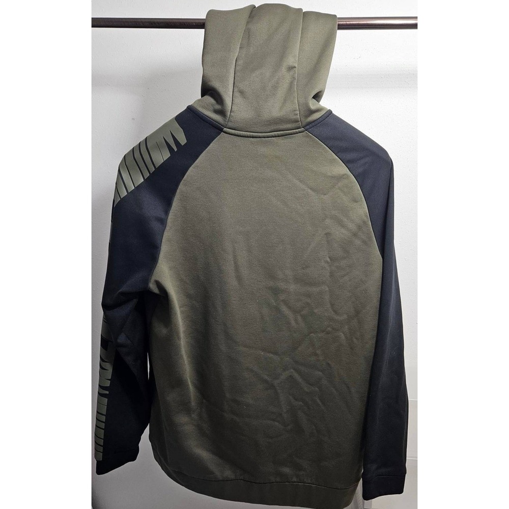 Nike Dri-FIT Mens XL‎ Hoodie Olive Green Black Graphic Pullover BV3875-325 - Picture 2 of 6
